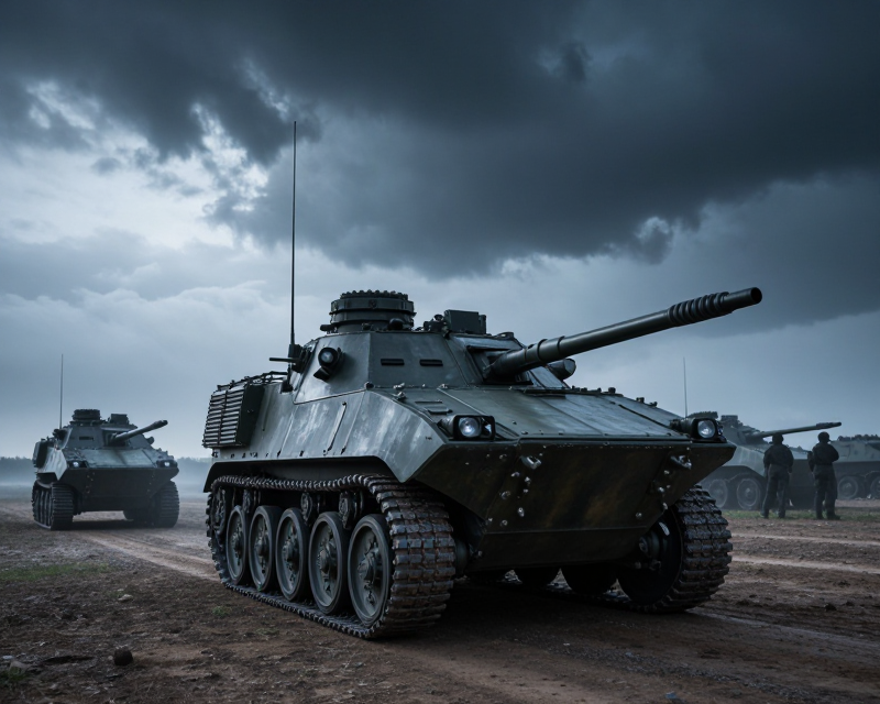 Cinematic military tension