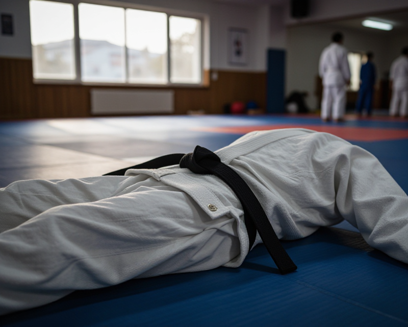 Cinematic Judo Training Scene