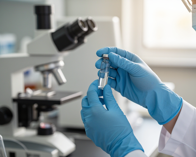 Biopharmaceutical Laboratory Scene