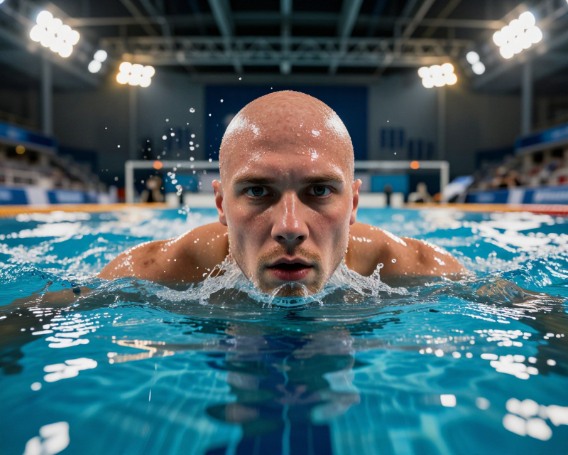 Cinematic Swimming Victory
