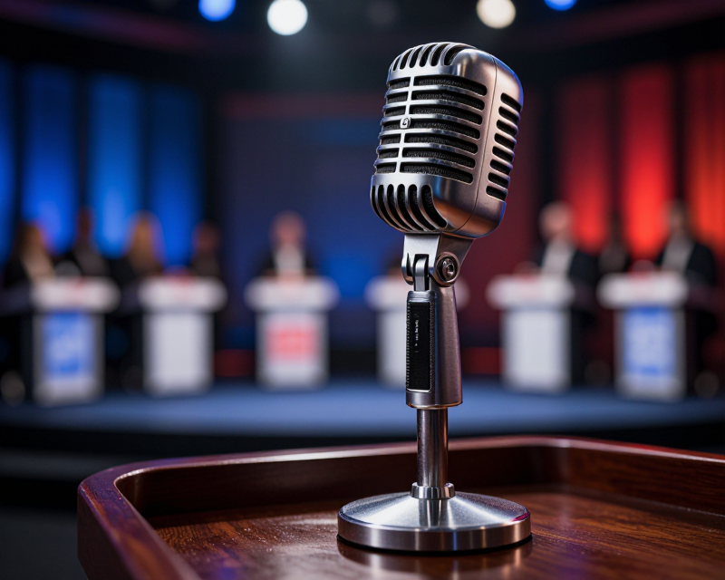Political Debate Atmosphere