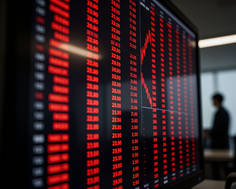 Stock Market Decline Atmosphere