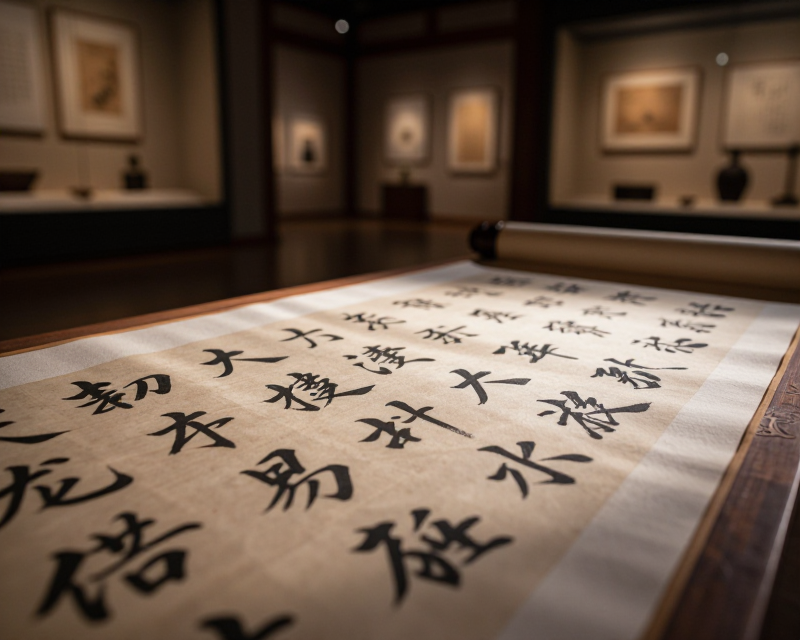 Korean Calligraphy in Museum