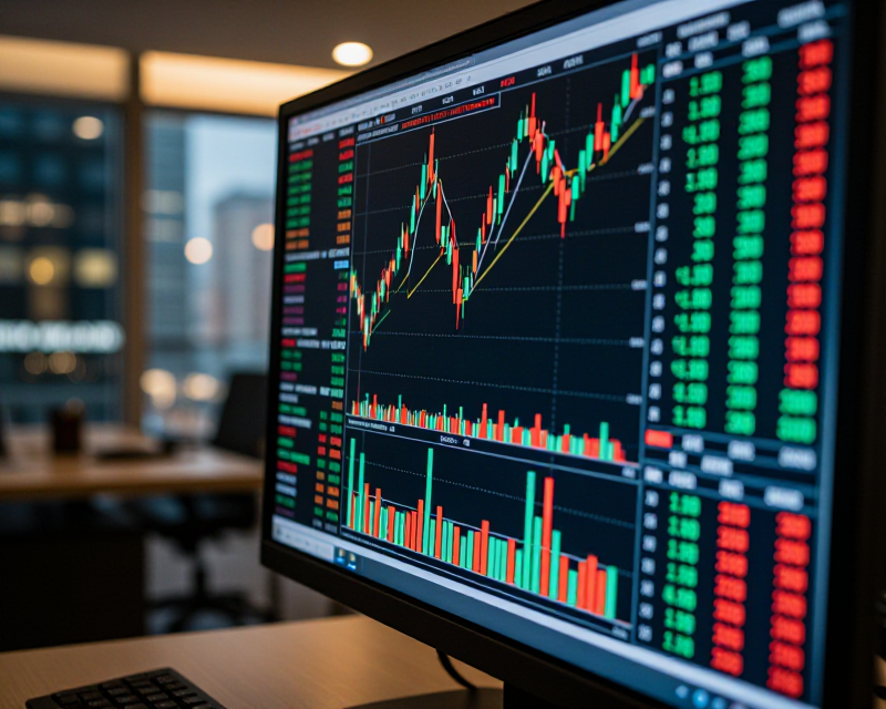 Financial Market Data Display