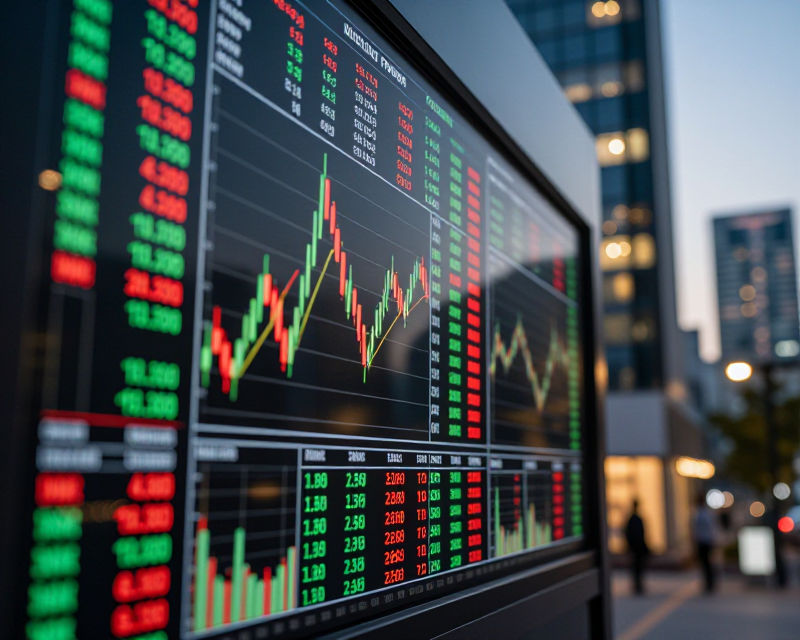 Stock Market Digital Display