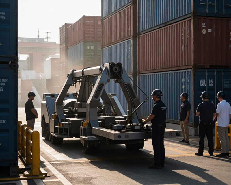 Customs Inspection Scene