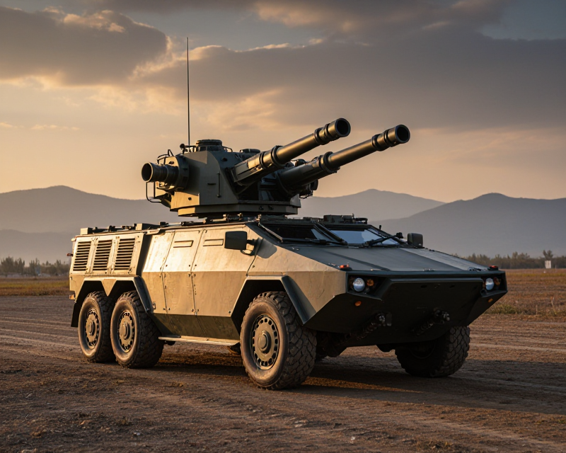 Advanced Air Defense System in Training Field